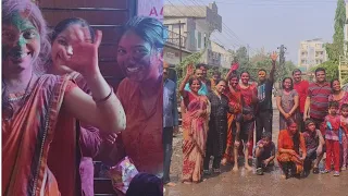 Our Holi 🌈2024 celebration😜 with family| Vlog #Vlog