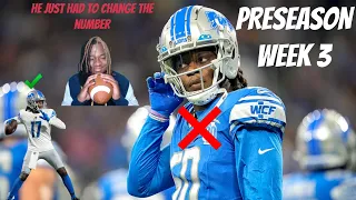 Detroit Lions vs. Carolina Panthers | 2023 Preseason Week 3 Game Highlights Reaction