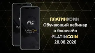 Platincoin. Обучающий вебинар. Смарт-контракт и технология блокчейн. 20-08-2020