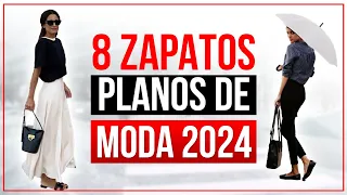 8 ZAPATOS SIN TACÓN que DEBES TENER  / CÓMODOS y MODERNOS / Moda 2024