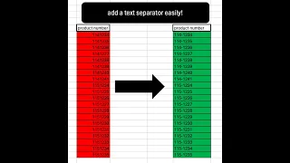 Easily separate text within a cell in Excel in 30 seconds!