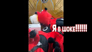 Я в шоке!!! аппарат хватайка сам достал игрушку!!! Корея влог.인형뽑기😅😍#shorts