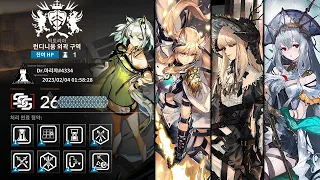 【Arknights】 CC#10 : Day 1 Max Risk 26 8op