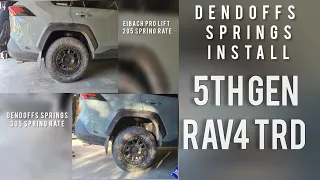 Dendoffs springs Installation on a 5th Gen RAV4 TRD