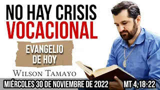 Evangelio de hoy Miércoles 30 de Noviembre (Mt 4,18-22) | Wilson Tamayo | Tres Mensajes