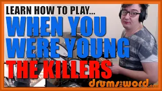 ★ When You Were Young (The Killers) ★ Drum Lesson PREVIEW | How To Play Song (Ronnie Vannucci)