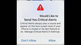 New Apple Critical Alert Sound (iPhone, iPad, & Apple Watch)