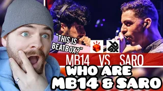 First Time Hearing BEATBOX "MB14 vs SARO" | Grand Beatbox LOOPSTATION Battle 2017 | REACTION