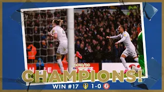 Champions! | Extended highlights | Win #17 Leeds United 1-0 Bristol City