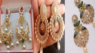 Latest Gold Coral Earrings /coral earrings designs with 8grans of weight 😱