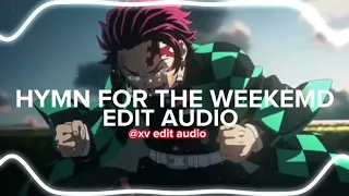 hymn for the weekend [edit audio]