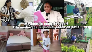 CITA MÉDICA👩‍⚕️ DOCUMENTOS📄CAMBIAMOS LA CAMA DE LUGAR🛏️ ORDENANDO EL PATIO🏡 | 23,24,26 Abr 2024