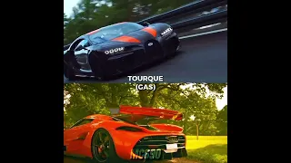 Bugatti Chiron Super Sport 300+ VS Koenigsegg Jesko