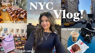 NYC VLOG🍎🚕 city walks, trying BonBon swedish candy, visiting family, & spending 24 hours in brooklyn