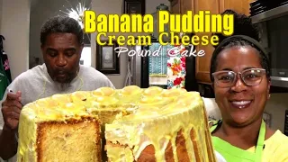 Banana Pudding Cream Cheese Pound Cake | It's SO DELICIOUS | Updated Video🍌