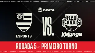 CBLOL 2021: 1ª Etapa - Fase de Pontos | Flamengo Esports x RED Kalunga (1º Turno)