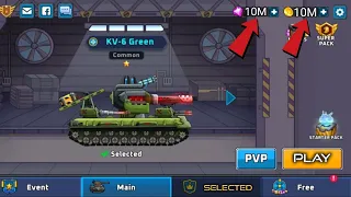 Tank Arena Steel Battle | KV-6 Green Tank Free  Unlock | Tank Arena Steel Battle Mod Apk #cartoon