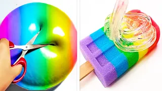 Oddly Satisfying Slime ASMR No Music Videos - Relaxing Slime 2020 - 183