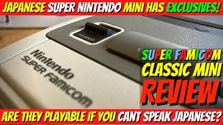 SFC Mini REVIEW: This Japanese Super Nintendo Mini HAS EXCLUSIVES!