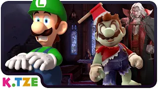 Zombie Mario will Luigi BEISSEN 💀😱 Super Mario Odyssey Story