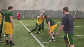 2018 NDSU DT PASS RUSH DRILLS