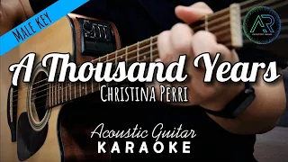 A Thousand Years by Christina Perri | Male Key | Acoustic Guitar Karaoke | Singalong | Lyrics