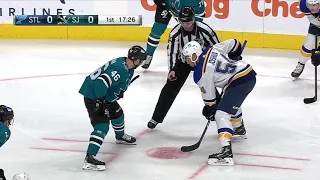 Kurtis Gabriel VS Kyle Clifford Fight St.Louis Blues at San Jose Sharks