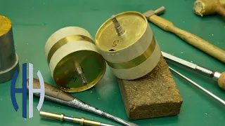 Antique Clock Restoration - The Complete Job - Part 3, The Mainspring Barrels.