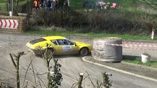 Rallye Le Touquet VHC 2024 - ES6: Hucqueliers-Inxent 1 - all cars + VHRS in hairpin (raw footage)