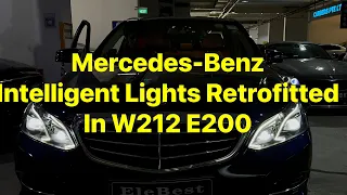 Mercedes-Benz Intelligent Lights Retrofitted In W212 E200 LILS