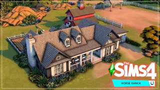 Конное ранчо 🐴| Симс 4: Строительство | Family Horse Ranch | The Sims 4: Speed Build