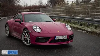 Porsche 911 Carrera S zimowy test PL Pertyn Ględzi