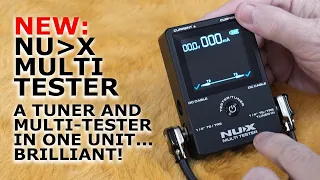 NUX NMT-1 Multi Tester & Tuner | Solve Cable issues at a Gig Easily | Brilliant!