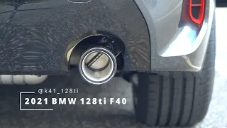 2021 BMW 128ti F40 exhaust sound (stock system) Australian Spec