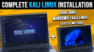 How to Install Kali Linux on Windows PC/Laptop 2024⚡Dual Boot Kali Linux with Windows 11/10/8.1/7🤯