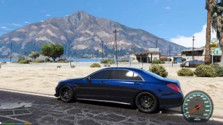 Grand Theft Auto V - Mercedes Benz S Class [ S63 AMG ] Gameplay  with MVGA mod