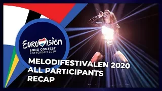 Melodifestivalen 2020 (Sweden) | All Participants | RECAP