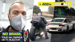 Visiting the FT INJECTOR and VW engine parts factories + Drag Race in Brazil! (English subtitles)