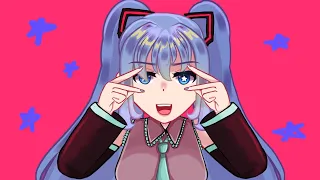 ~♡ MIKU MIKU BEEEEEEEAMMMM  meme ♡~ {animation}     !not fully back!    !desc.!