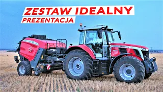 NOWOCZESNA PRASA MASSEY FERGUSON RB 4160V + 7S (Szczegółowa Prezentacja)