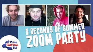 5SOS Talk Michael's Fiancée, Calm & No Collabs | Zoom Party | Capital