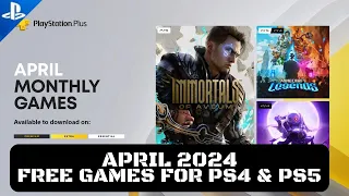 PlayStation Plus Essential Games April 2024 Free Games for PS4 and PS5! (Monthly Games)