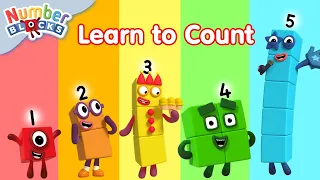 Let's count 1 to 5  | Learn to count 12345 | Counting Cartoons for Kids | @Numberblocks