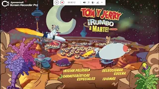 Tom y Jerry Rumbo a Marte DVD Menu 2005 en español