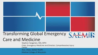 Opportunities for Strengthening Global Emergency Care Research: Part One