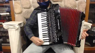 SCANAIRIHBK - Black Scandalli Air I Piano Accordion LMMH 37 96 $5499