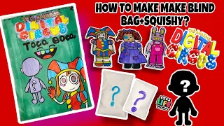 HOW TO MAKE THE AMAZING DIGITAL CIRCUS BLIND BAG🎪 + Pomni Paper Squishy *Easy Paper Craft*|Toca Boca