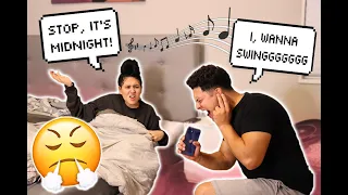 Singing HIGH NOTES In The Middle Of The Night!! *HILARIOUS*