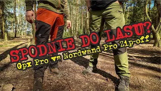 Spodnie trekkingowe Revolution Race - GPX Pro & Nordwand Pro Zip Off #porównanie