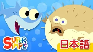 10ぴきのサカナ「10 Little Fishies」 | こどものうた |  Super Simple 日本語